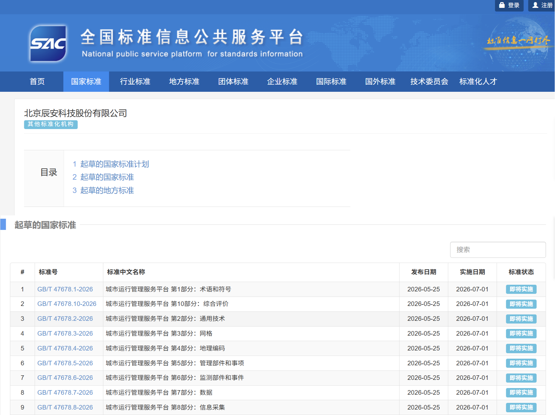参编9项国标！拉斯维加斯网站科技作为主题参编单元，研造《城市运行治理服务平台》9项国度尺度