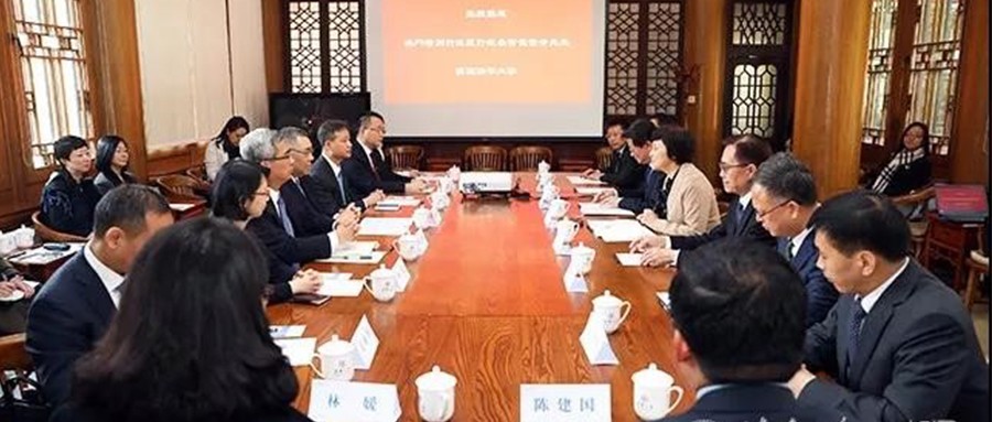 澳门出格行政区行政主座崔世安接见清华