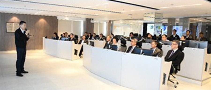 清华大学党委书记陈旭一行接见澳门民防行动中心